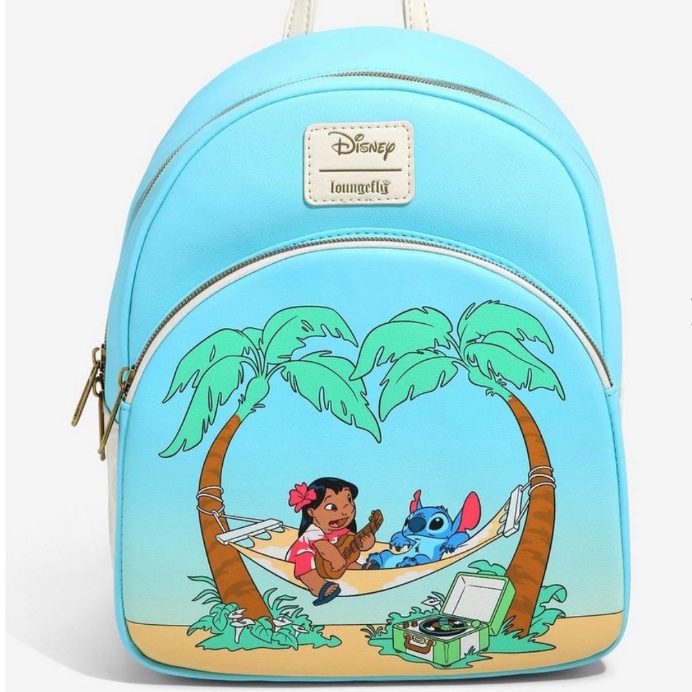 Disney Loungefly Lilo & Stitch Mini Backpack NWT